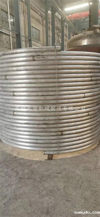 内盘管安装时的布局