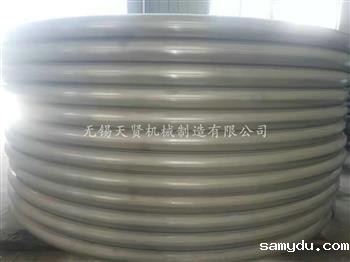 半圆管上进行过抛光后